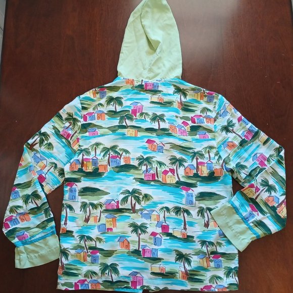 Anne Carson 100% Silk hoodie jacket blazer Size S - Picture 2 of 11